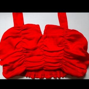 Red Crop Top XL